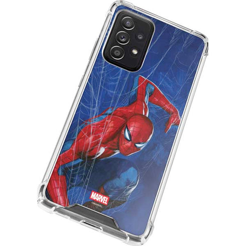 Marvel Spiderman World of Webs Galaxy A72 5G Clear Case