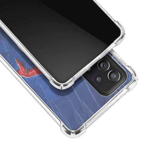 Marvel Spiderman World of Webs Galaxy A72 5G Clear Case