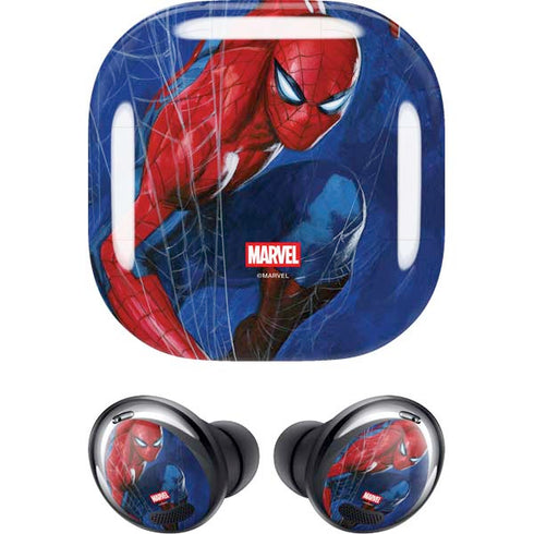 Marvel Spiderman World of Webs Galaxy Buds Pro Skin