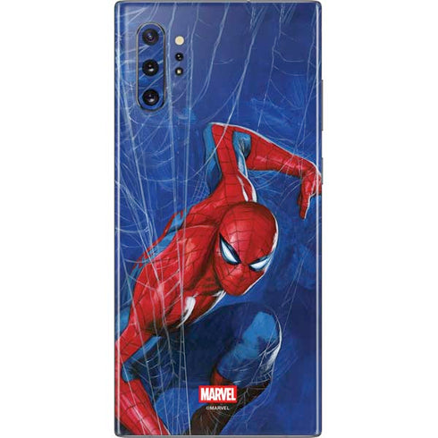 Marvel Spiderman World of Webs Galaxy Note 10 Plus Skin