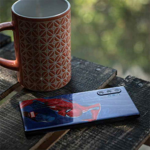 Marvel Spiderman World of Webs Galaxy Note 10 Plus Skin
