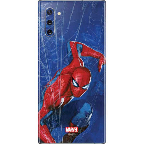 Marvel Spiderman World of Webs Galaxy Note 10 Skin
