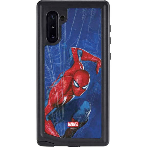 Marvel Spiderman World of Webs Galaxy Note 10 Waterproof Case
