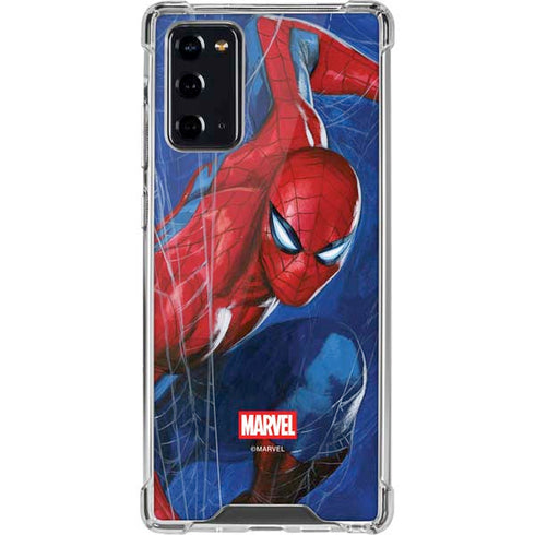 Marvel Spiderman World of Webs Galaxy Note20 5G Clear Case