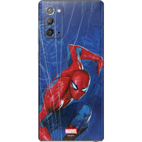 Marvel Spiderman World of Webs Galaxy Note20 5G Skin