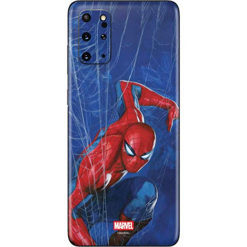 Marvel Spiderman World of Webs Galaxy S20 Plus Skin