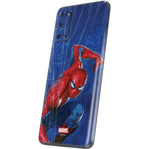 Marvel Spiderman World of Webs Galaxy S20 Skin