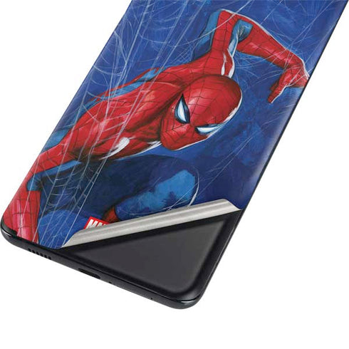 Marvel Spiderman World of Webs Galaxy S21 5G Skin