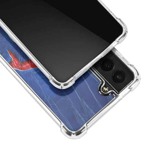 Marvel Spiderman World of Webs Galaxy S21 FE Clear Case