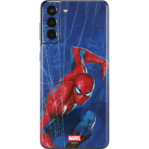 Marvel Spiderman World of Webs Galaxy S21 Plus 5G Skin