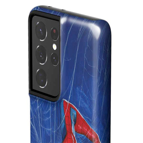 Marvel Spiderman World of Webs Galaxy S21 Ultra 5G Pro Case