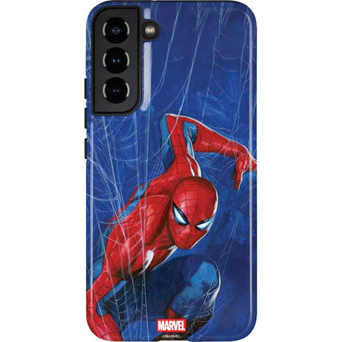 Marvel Spiderman World of Webs Galaxy S22 Plus Pro Case