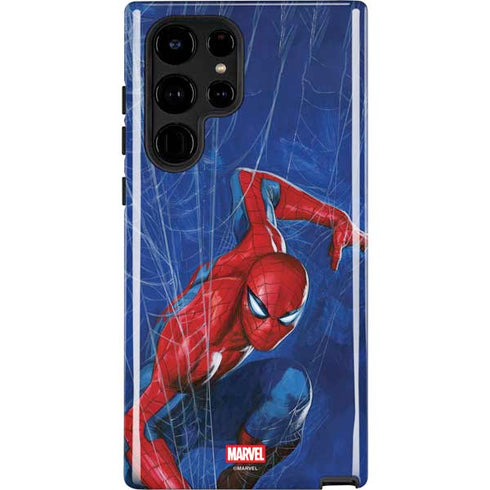 Marvel Spiderman World of Webs Galaxy S22 Ultra Pro Case