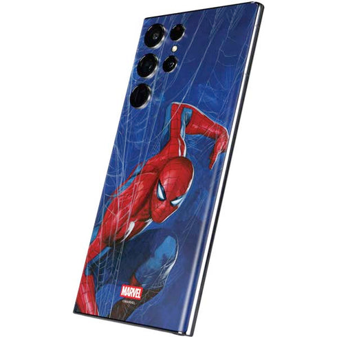 Marvel Spiderman World of Webs Galaxy S22 Ultra Skin