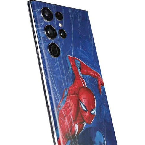 Marvel Spiderman World of Webs Galaxy S22 Ultra Skin