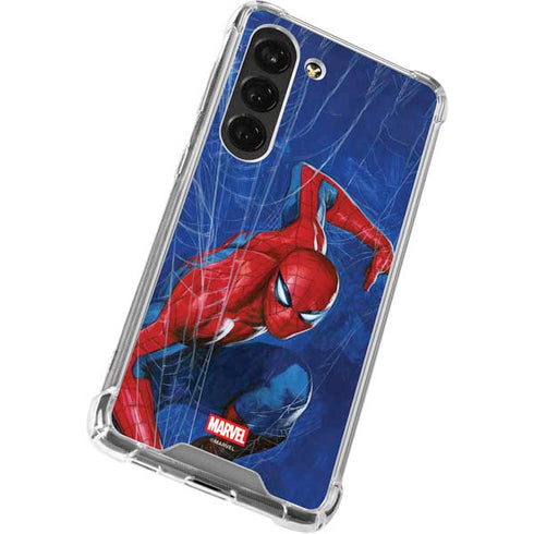 Marvel Spiderman World of Webs Galaxy S23 Clear Case