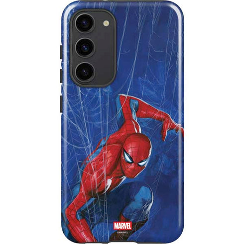 Marvel Spiderman World of Webs Galaxy S23 Plus Pro Case