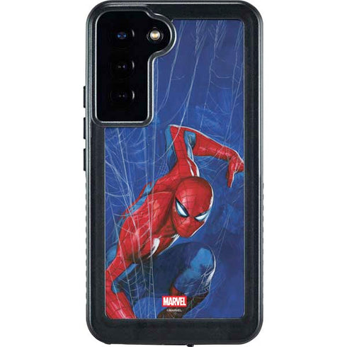 Marvel Spiderman World of Webs Galaxy S23 Plus Waterproof Case
