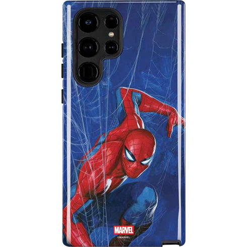 Marvel Spiderman World of Webs Galaxy S23 Ultra Pro Case