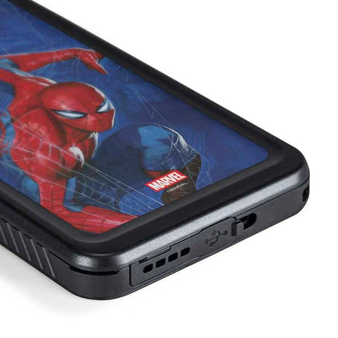 Marvel Spiderman World of Webs Galaxy S23 Waterproof Case