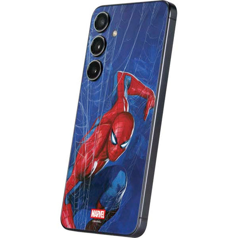 Marvel Spiderman World of Webs Galaxy S24 Plus Skin
