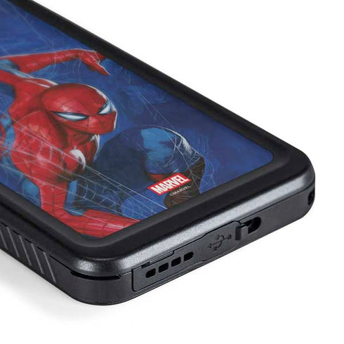 Marvel Spiderman World of Webs Galaxy S24 Plus Waterproof Case