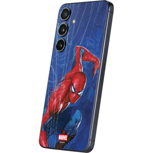 Marvel Spiderman World of Webs Galaxy S24 Skin