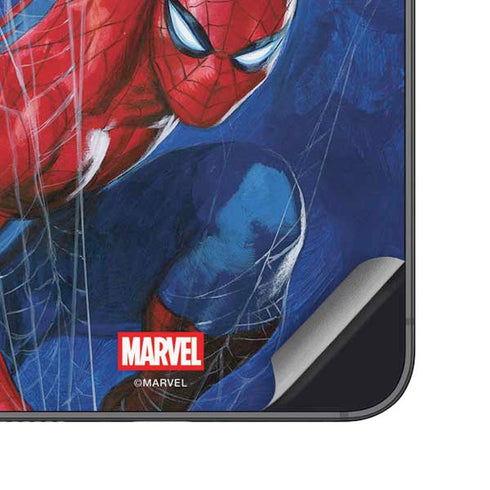 Marvel Spiderman World of Webs Galaxy S24 Skin