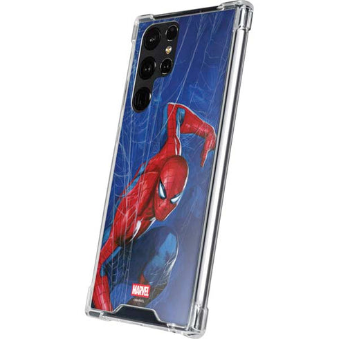 Marvel Spiderman World of Webs Galaxy S24 Ultra Clear Case