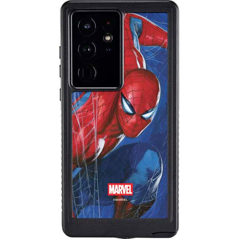 Marvel Spiderman World of Webs Galaxy S24 Ultra Waterproof Case