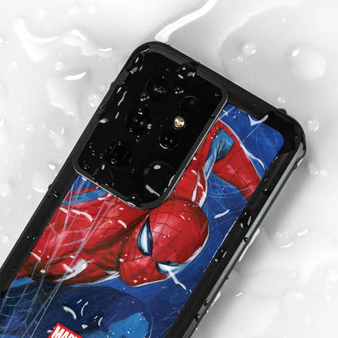 Marvel Spiderman World of Webs Galaxy S24 Ultra Waterproof Case