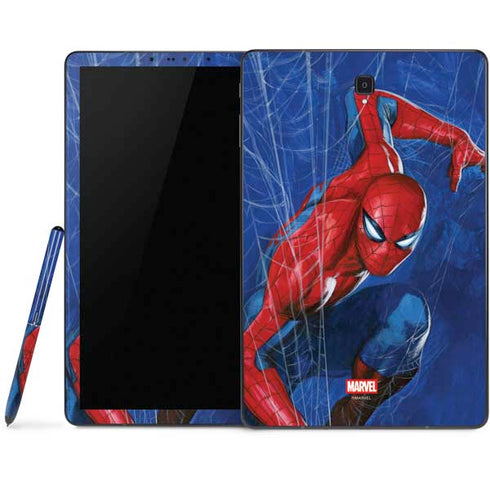 Marvel Spiderman World of Webs Samsung Galaxy Tab Skin