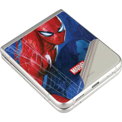 Marvel Spiderman World of Webs Galaxy Z Flip3 5G Skin