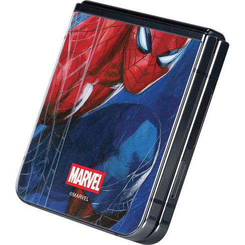 Marvel Spiderman World of Webs Galaxy Z Flip5 5G Skin