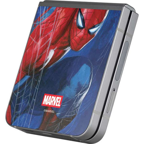 Marvel Spiderman World of Webs Galaxy Z Flip6 Skin