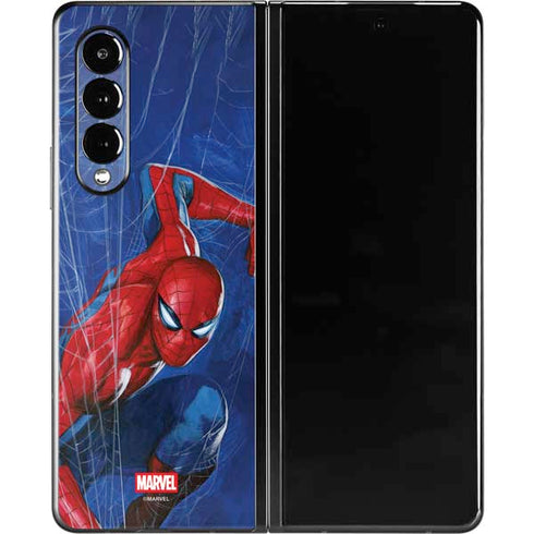 Marvel Spiderman World of Webs Galaxy Z Fold3 5G Skin