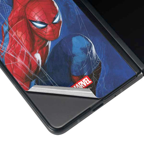 Marvel Spiderman World of Webs Galaxy Z Fold3 5G Skin
