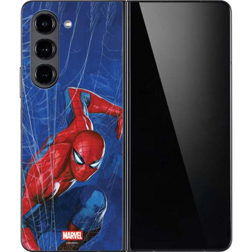 Marvel Spiderman World of Webs Galaxy Z Fold5 5G Skin