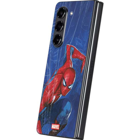 Marvel Spiderman World of Webs Galaxy Z Fold5 5G Skin