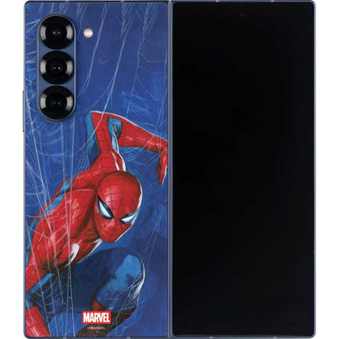 Marvel Spiderman World of Webs Galaxy Z Fold6 Skin