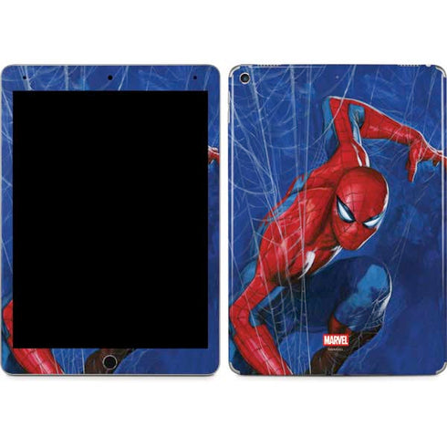 Marvel Spiderman World of Webs iPad Skins