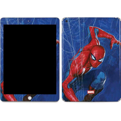 Marvel Spiderman World of Webs Apple iPad Skin