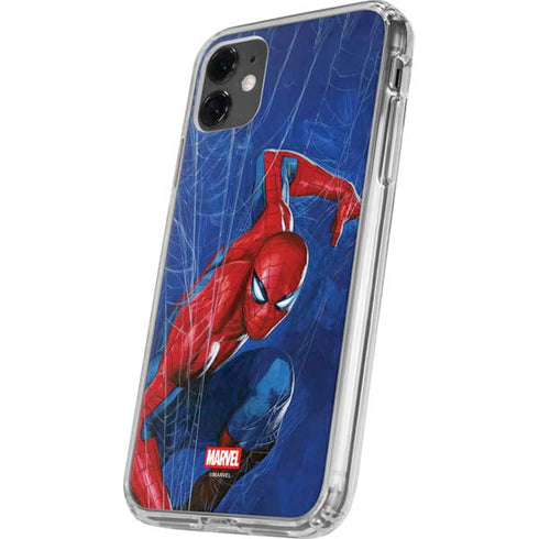 Marvel Spiderman World of Webs iPhone 11 Clear Case