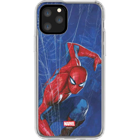 Marvel Spiderman World of Webs iPhone 11 Pro Clear Case
