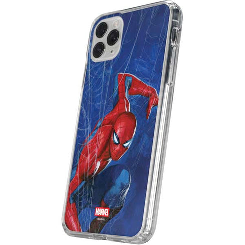Marvel Spiderman World of Webs iPhone 11 Pro Clear Case
