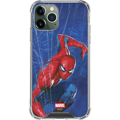 Marvel Spiderman World of Webs iPhone 11 Pro Max Clear Case