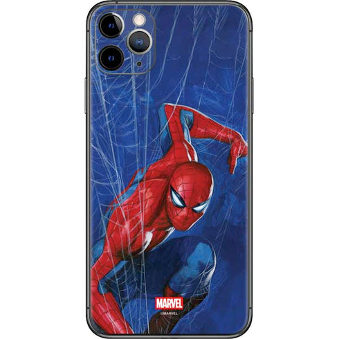 Marvel Spiderman World of Webs iPhone 11 Pro Max Skin