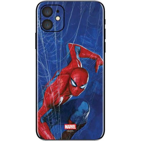 Marvel Spiderman World of Webs iPhone 11 Skin