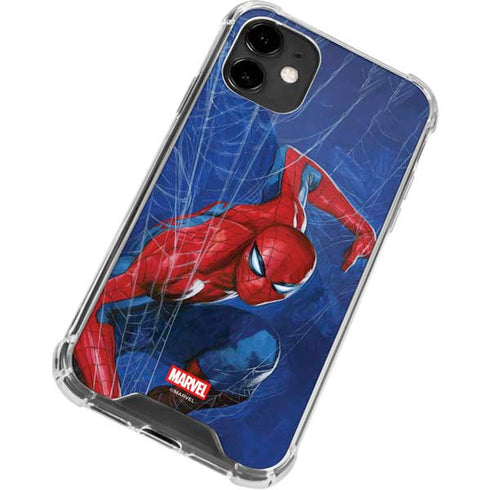 Marvel Spiderman World of Webs iPhone 12 Clear Case