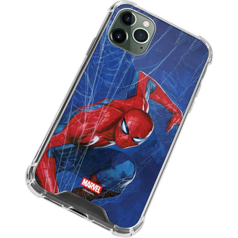Marvel Spiderman World of Webs iPhone 12 Pro Clear Case